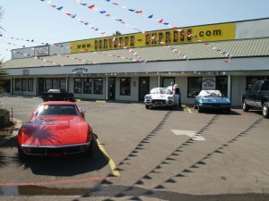 2006 Storefront Signage at Corvette Express in Vacaville California        