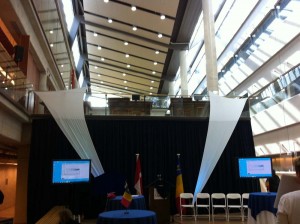 2012 Press Conference at Beamish-Monro Hall            