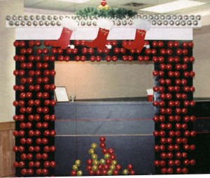 1998 Fireplace Display at Holiday Inn             