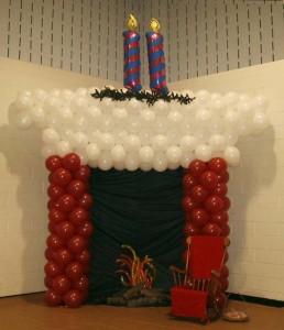 2005 Fireplace Backdrop at St Martha's School                  